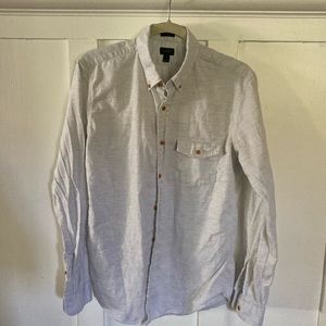 J.Crew Cotton Jersey Button Down Shirt